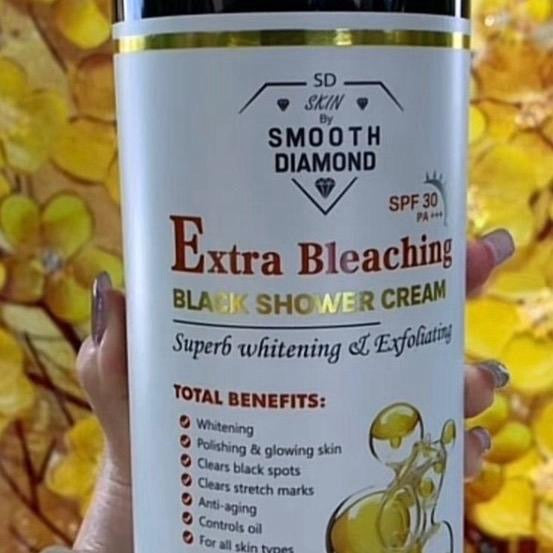 Smooth Diamond Extra Bleaching Shower Cream Superb Whitening & Exfoliating SPF 30 Body Care Cosmetic