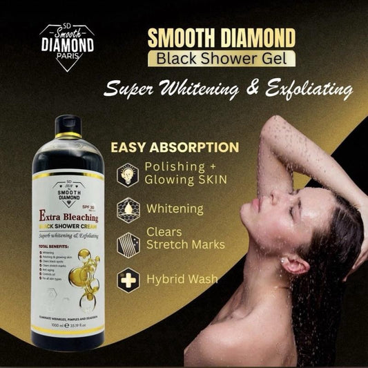Smooth Diamond Extra Bleaching Shower Cream Superb Whitening & Exfoliating SPF 30 Body Care Cosmetic